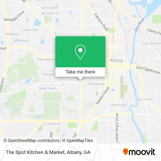 The Spot Kitchen & Market map