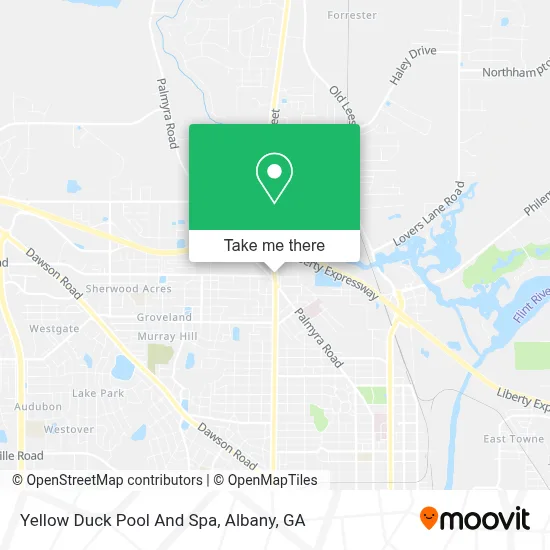 Yellow Duck Pool And Spa map