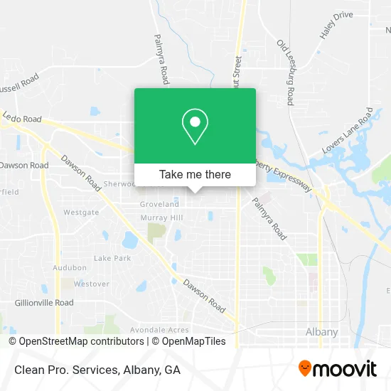 Clean Pro. Services map
