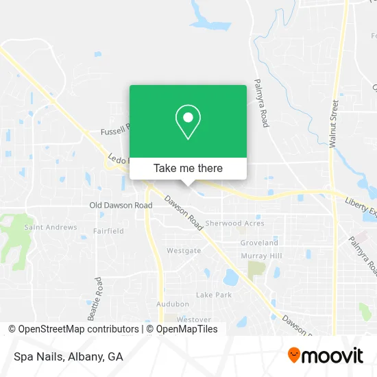 Spa Nails map
