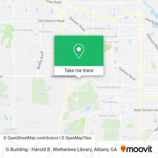 G Building - Harold B. Wetherbee Library map