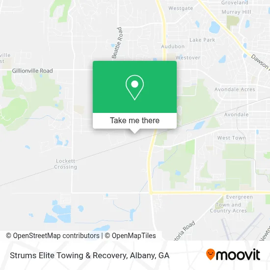Strums Elite Towing & Recovery map