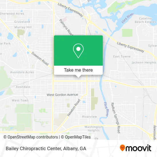 Bailey Chiropractic Center map