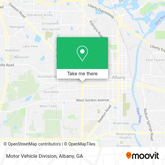 Motor Vehicle Division map