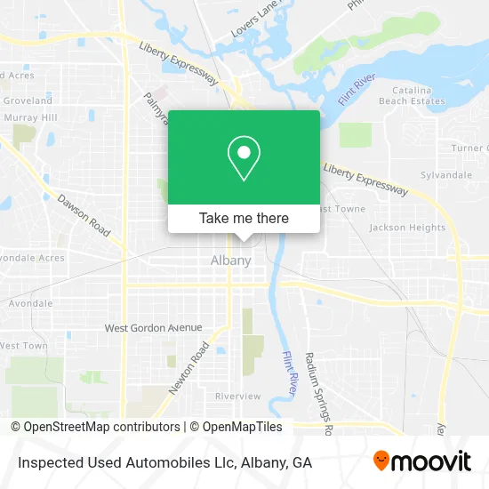 Inspected Used Automobiles Llc map