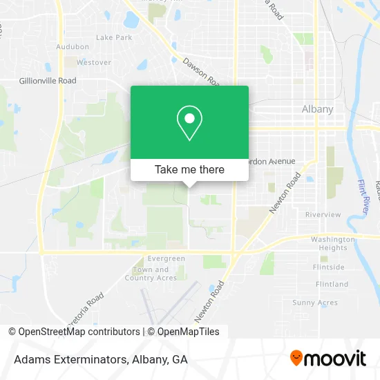 Adams Exterminators map