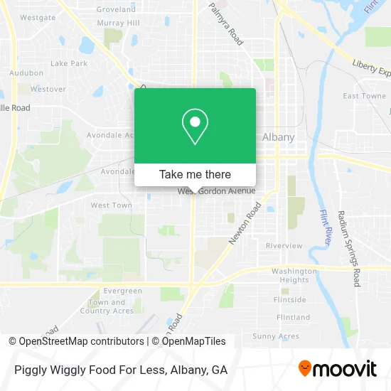Piggly Wiggly Food For Less map