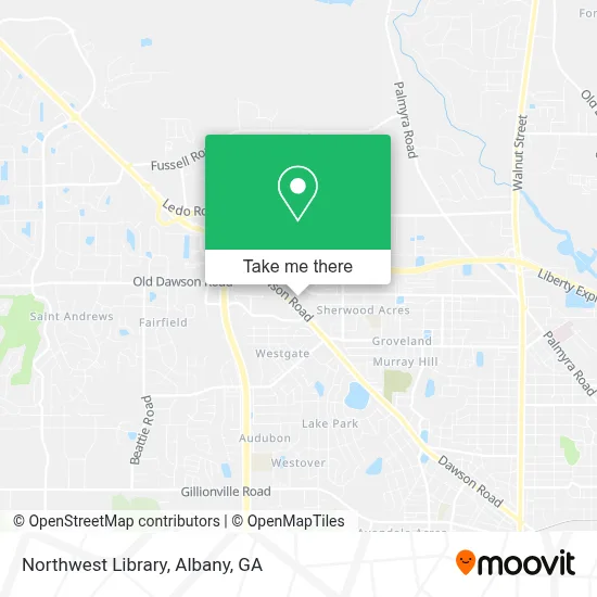 Northwest Library map