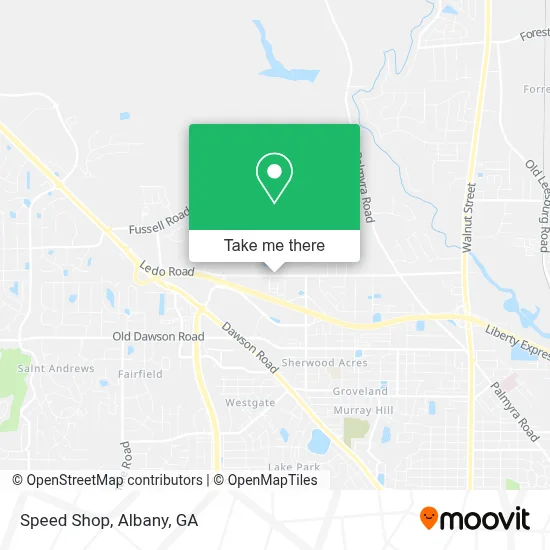 Speed Shop map