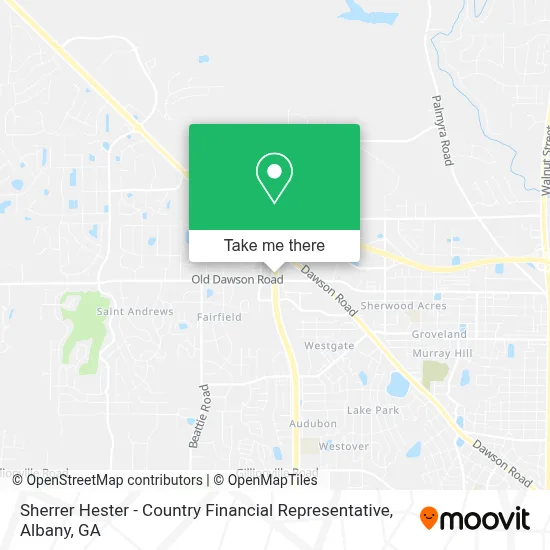 Sherrer Hester - Country Financial Representative map