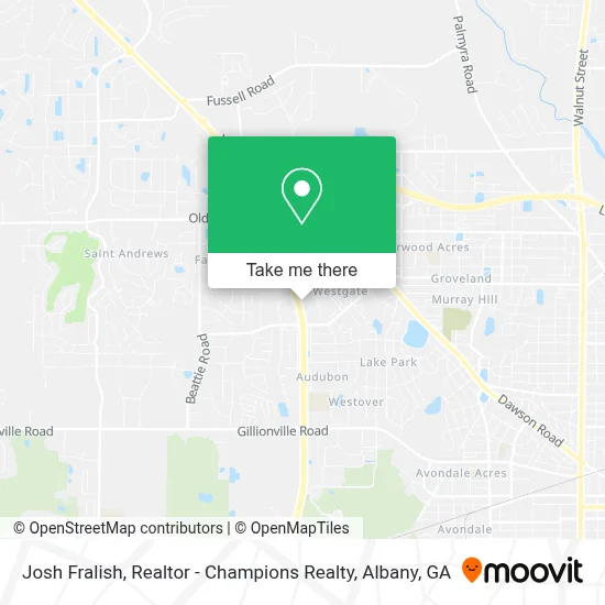 Josh Fralish, Realtor - Champions Realty map