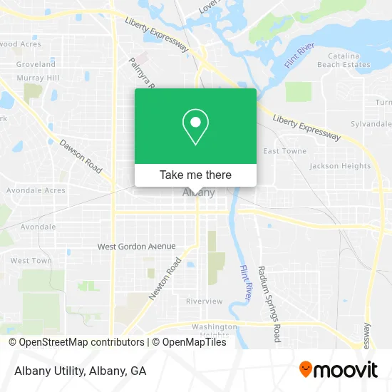 Albany Utility map