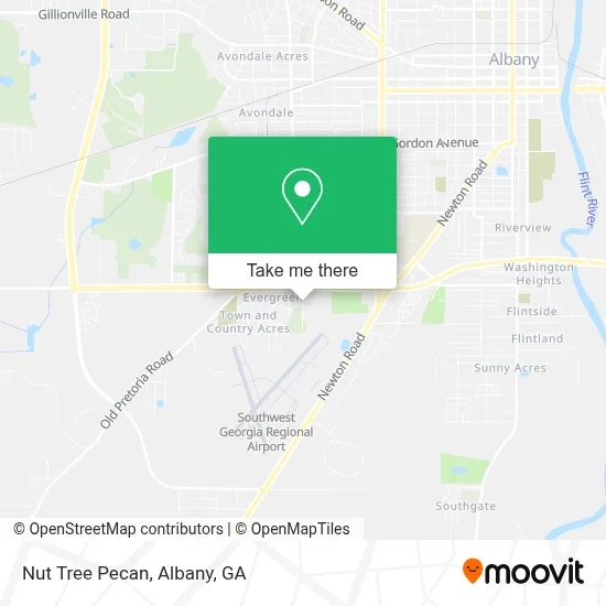 Nut Tree Pecan map