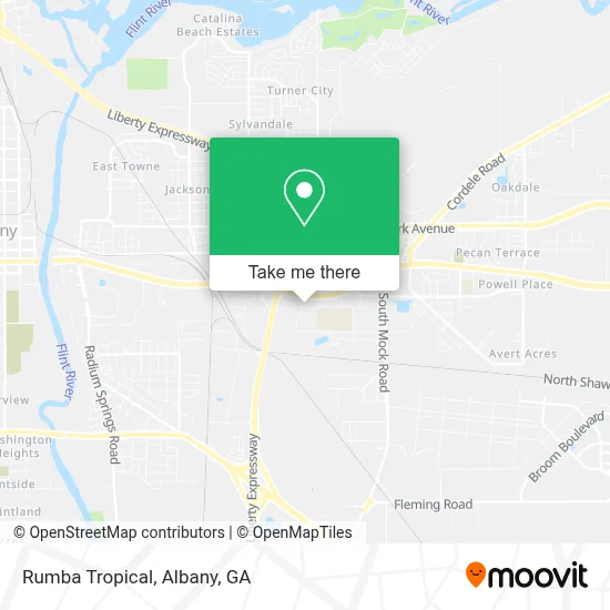 Rumba Tropical map
