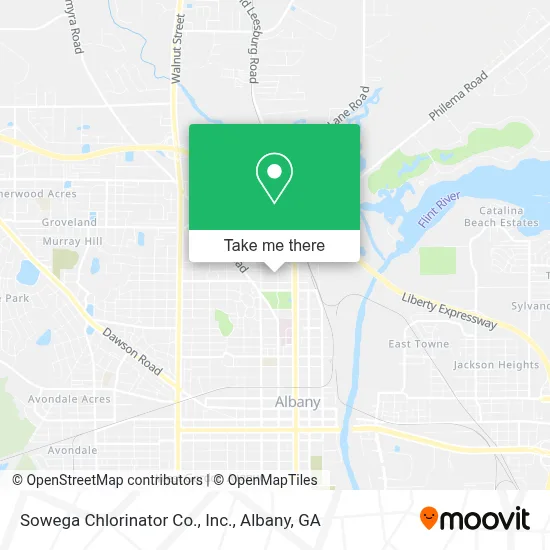 Sowega Chlorinator Co., Inc. map