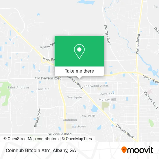 Coinhub Bitcoin Atm map