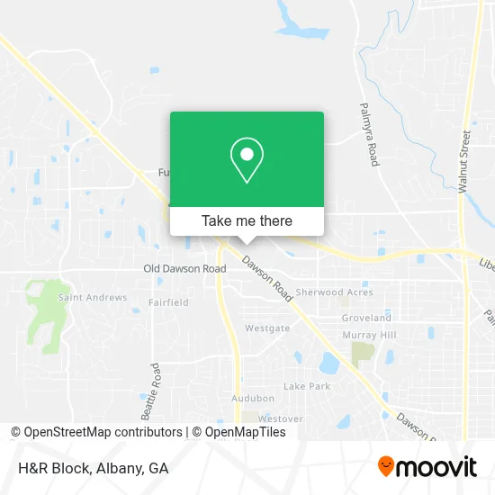 H&R Block map
