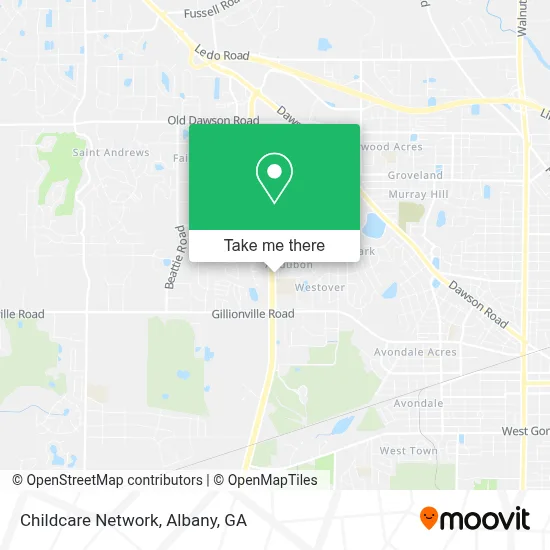 Childcare Network map