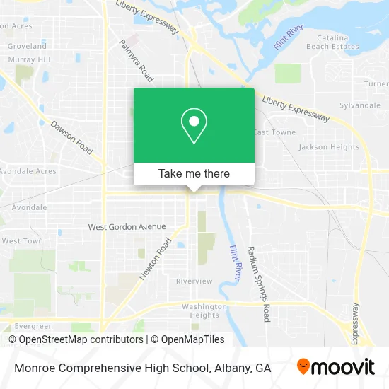 Monroe Comprehensive High School map