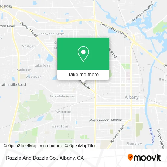 Razzle And Dazzle Co. map