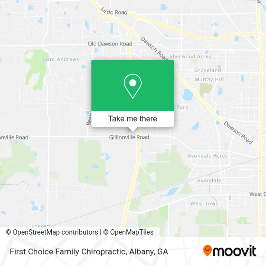 First Choice Family Chiropractic map