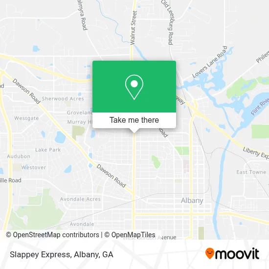 Slappey Express map