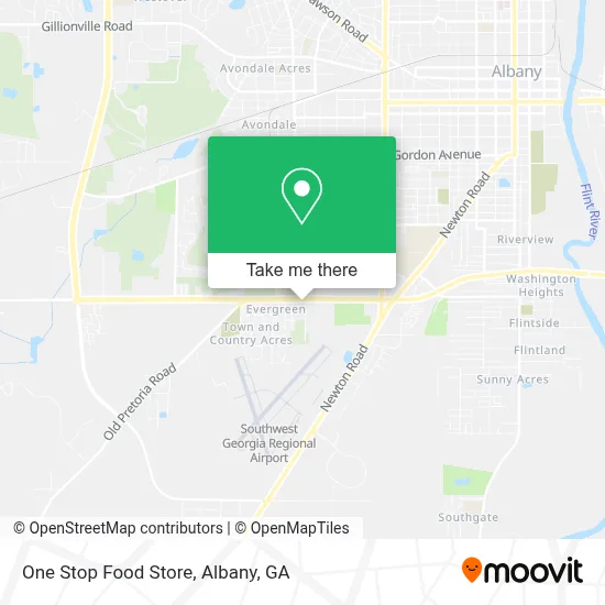 One Stop Food Store map