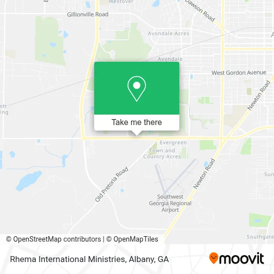 Rhema International Ministries map