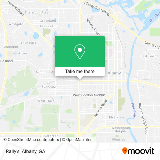 Rally's map