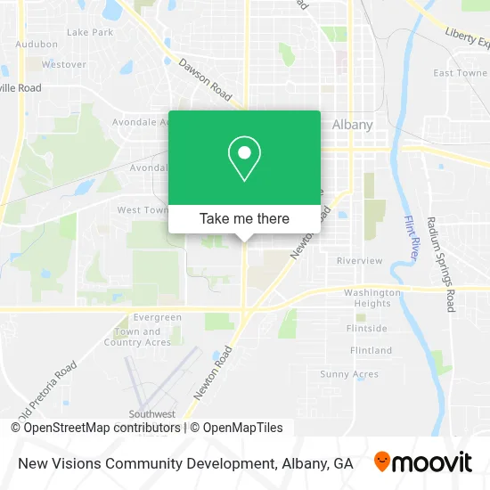 New Visions Community Development map