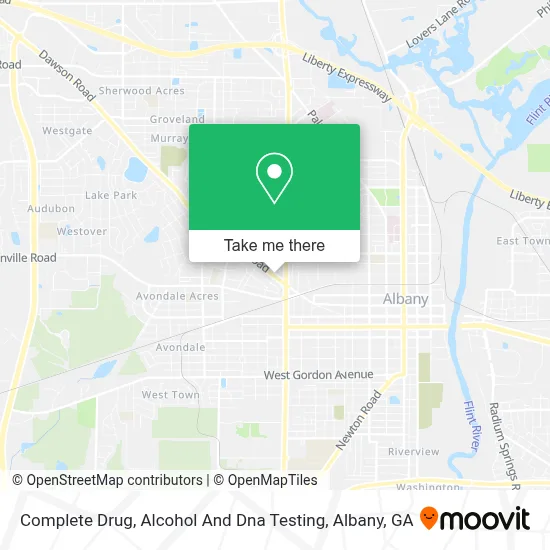 Complete Drug, Alcohol And Dna Testing map