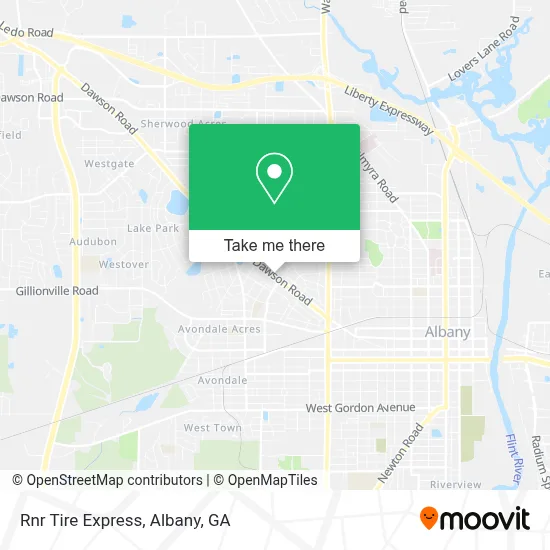 Rnr Tire Express map