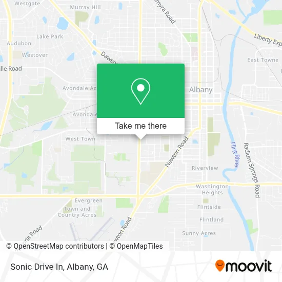 Sonic Drive In map
