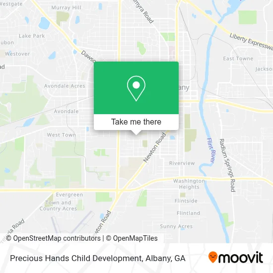 Precious Hands Child Development map