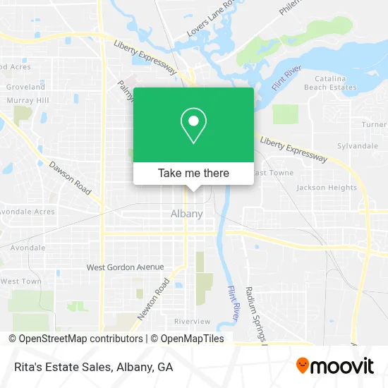Rita's Estate Sales map
