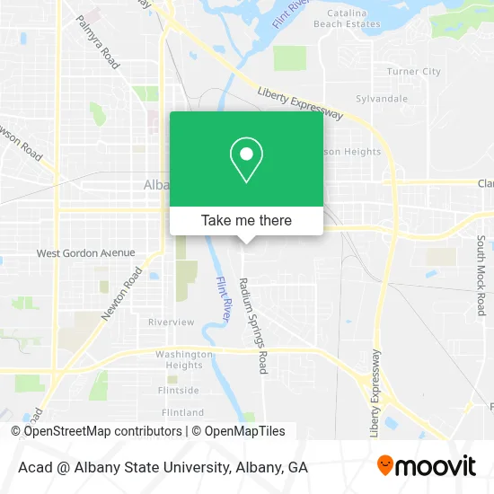 Acad @ Albany State University map