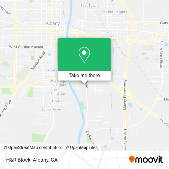 H&R Block map