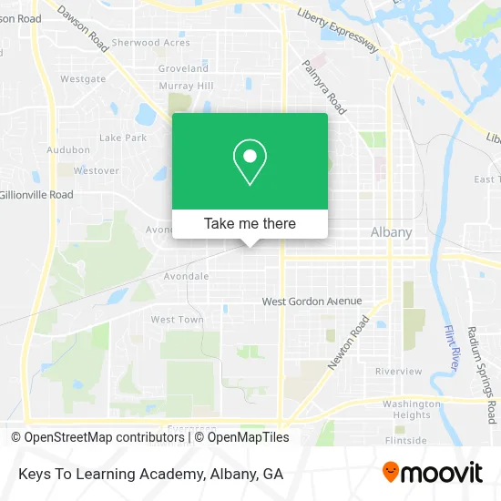 Keys To Learning Academy map