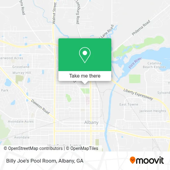 Billy Joe's Pool Room map