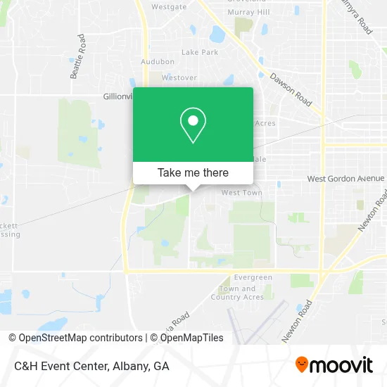 C&H Event Center map