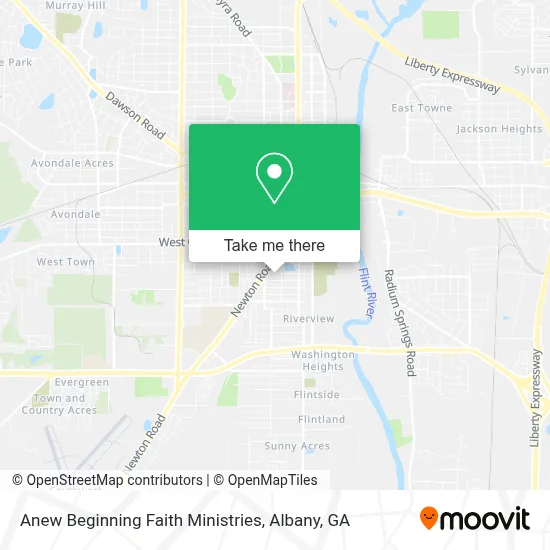 Anew Beginning Faith Ministries map
