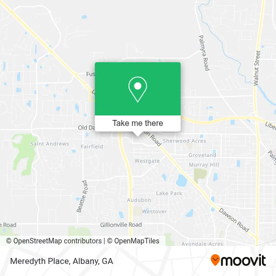Meredyth Place map