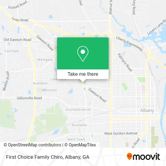 First Choice Family Chiro map