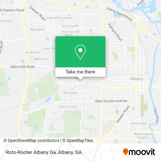 Roto-Rooter Albany Ga map