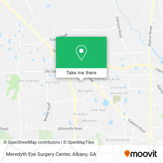 Meredyth Eye Surgery Center map