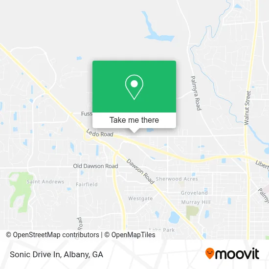 Sonic Drive In map