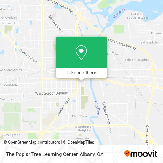 The Poplar Tree Learning Center map