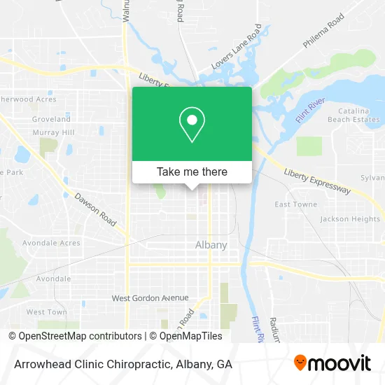Arrowhead Clinic Chiropractic map