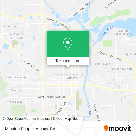 Mission Chapel map