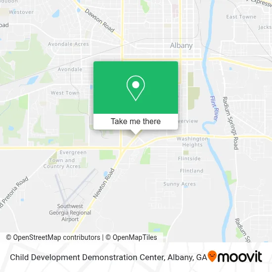 Child Development Demonstration Center map